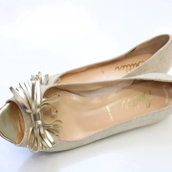 Butter peep toe wedges - Picture 6 of 13